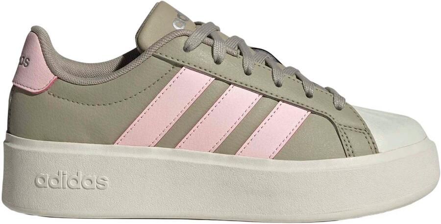 Adidas Sportswear Streettalk sneakers olijfgroen roze
