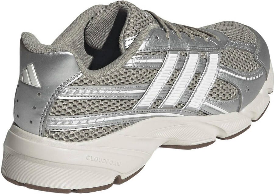 Adidas Sportswear Technochaos 2000 mesh sneakers grijsgroen wit zilver - Foto 2