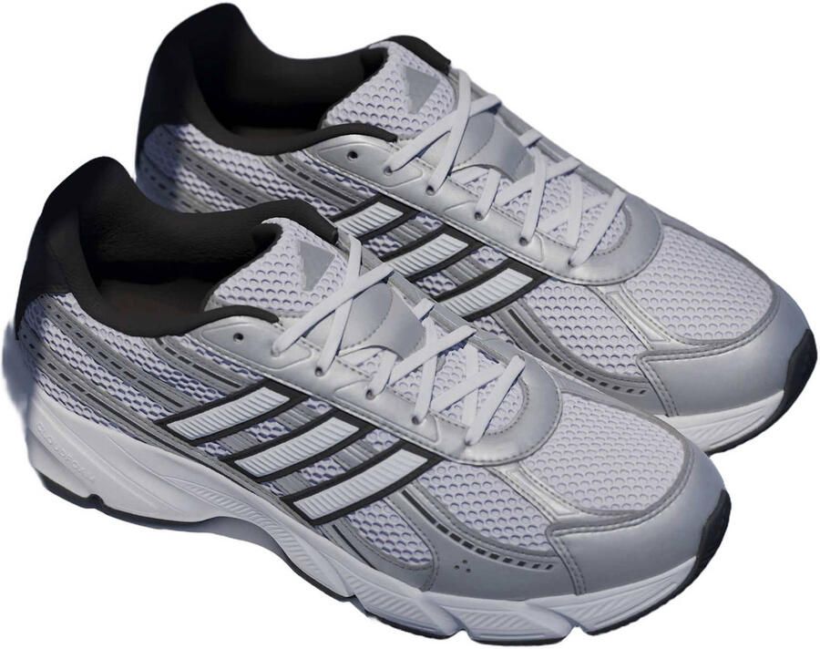 Adidas Sportswear Technochaos 2000 mesh sneakers ecru donkerblauw platina - Foto 3