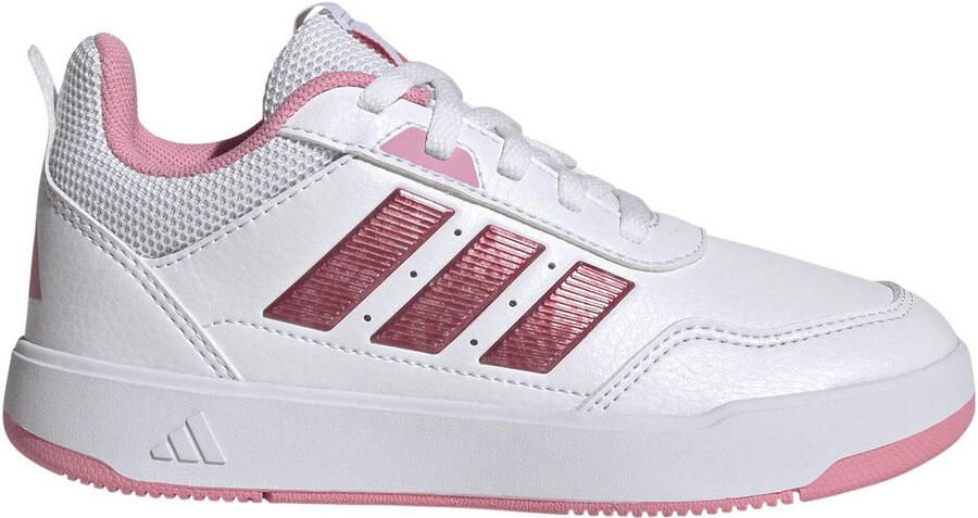 Adidas Sportswear Tensaur Sport imitatieleren leren sneakers 3.0 wit roze