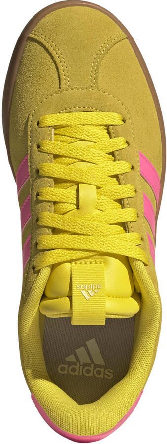 Adidas Sportswear VL Court 3.0 suede sneakers geel roze - Foto 3