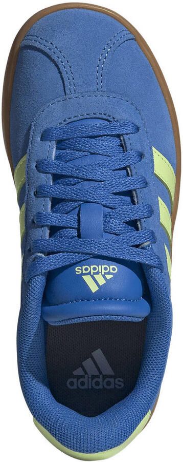 Adidas Sportswear VL Court 3.0 suede sneakers kobaltblauw limegroen - Foto 3