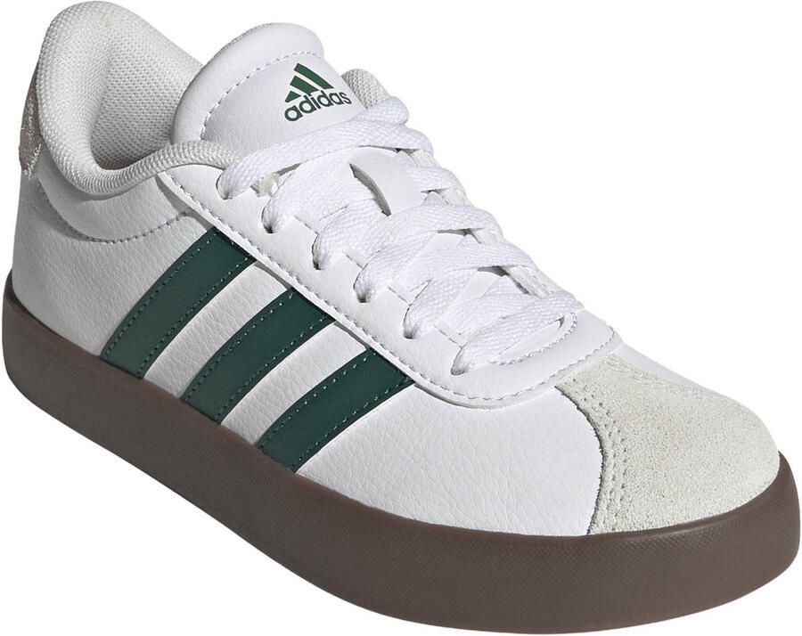 Adidas Sportswear VL Court 3.0 suede sneakers wit donkergroen - Foto 2