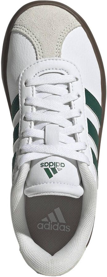 Adidas Sportswear VL Court 3.0 suede sneakers wit donkergroen - Foto 3