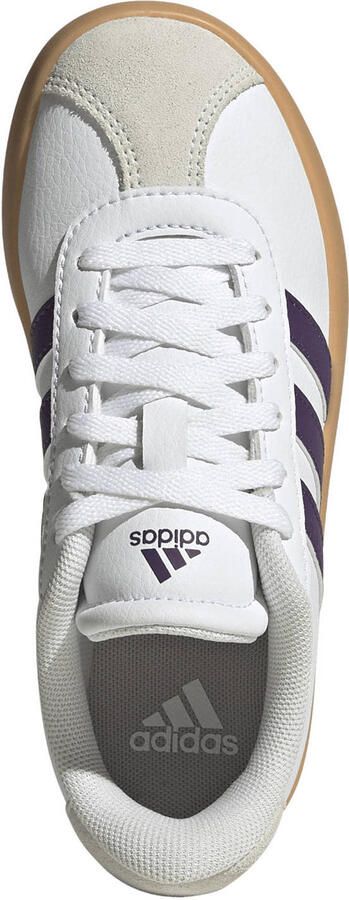 Adidas Sportswear VL Court 3.0 suede sneakers wit paars - Foto 3