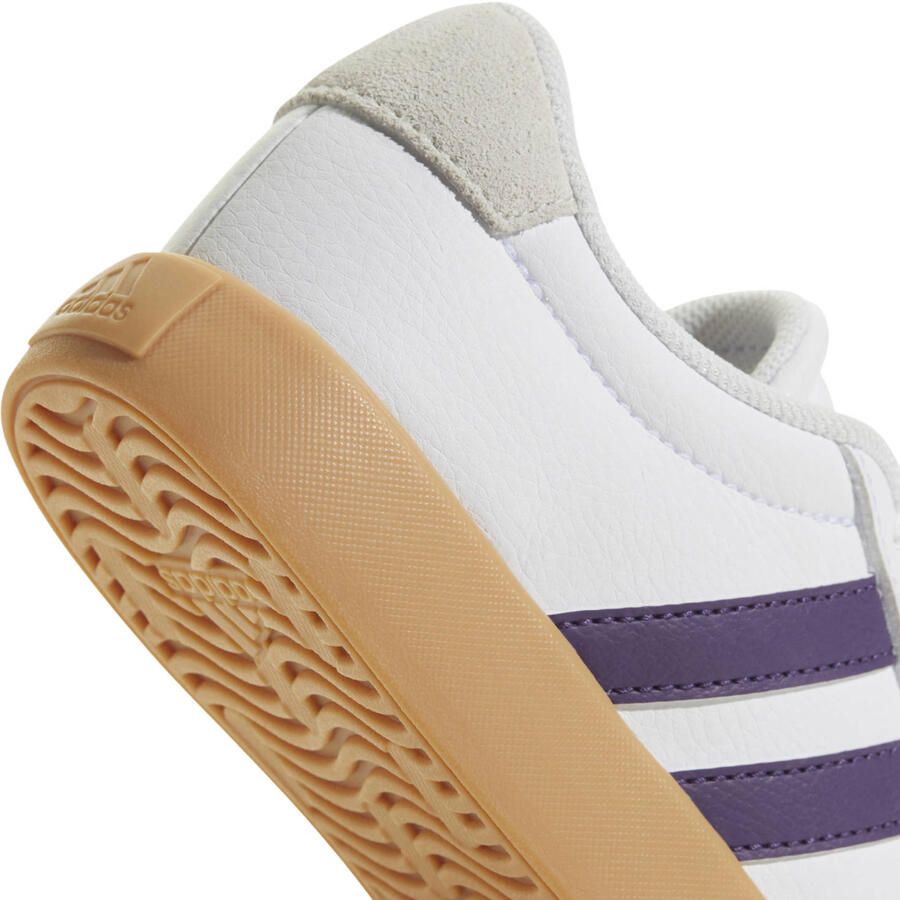 Adidas Sportswear VL Court 3.0 suede sneakers wit paars - Foto 2