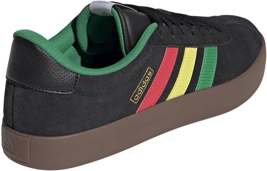 Adidas Sportswear VL Court 3.0 suede sneakers zwart geel rood groen - Foto 3