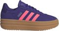 Adidas Sportswear VL Court Bold chunky leren suède sneakers paars roze Leer - Paars