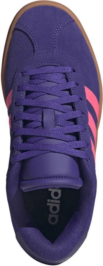 Adidas Sportswear VL Court Bold chunky leren suède sneakers paars roze - Foto 3
