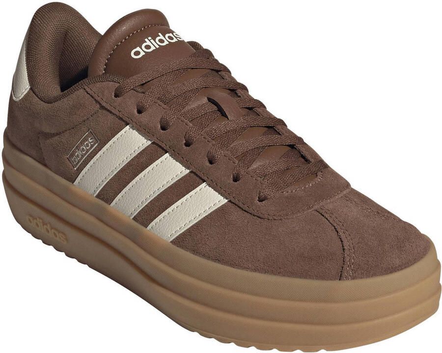 Adidas VL Court Bold suède dames sneakers bruin 1 3 Echt leer - Foto 2