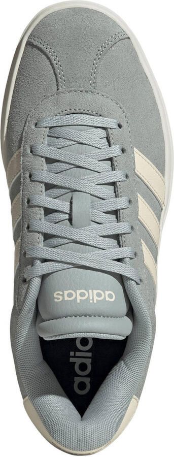 Adidas Sportswear VL Court Bold suede sneakers grijsgroen ecru - Foto 6