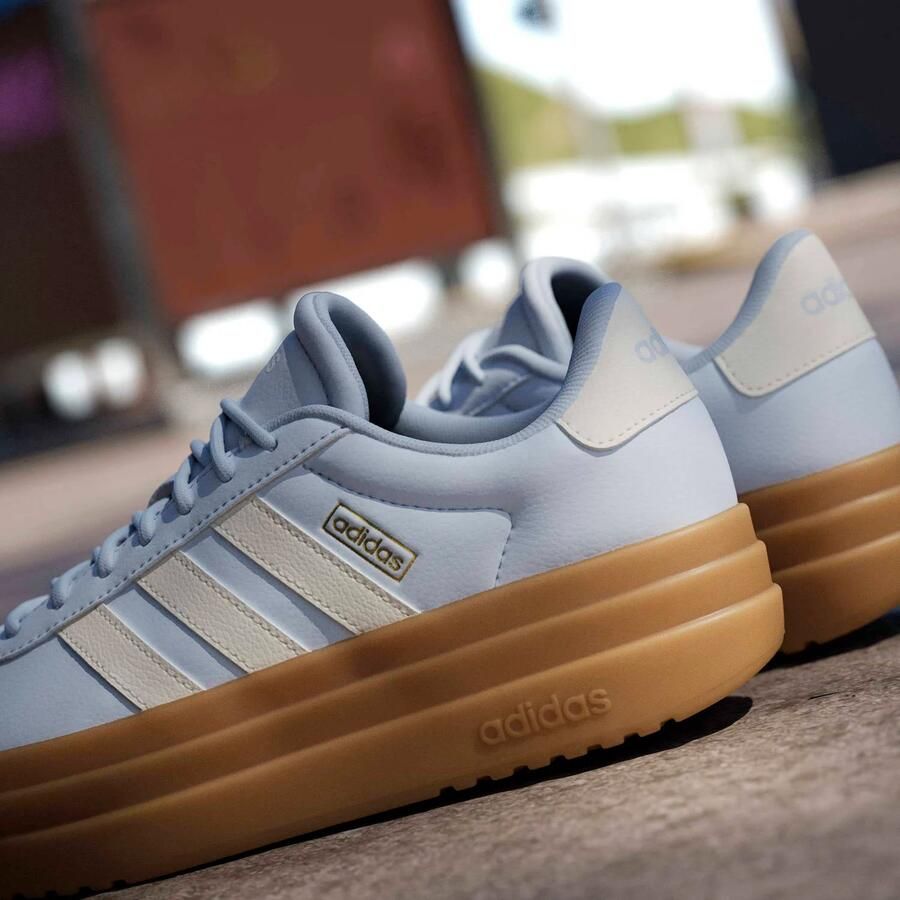 Adidas Sportswear VL Court Bold suede sneakers lichtblauw ecru - Foto 2