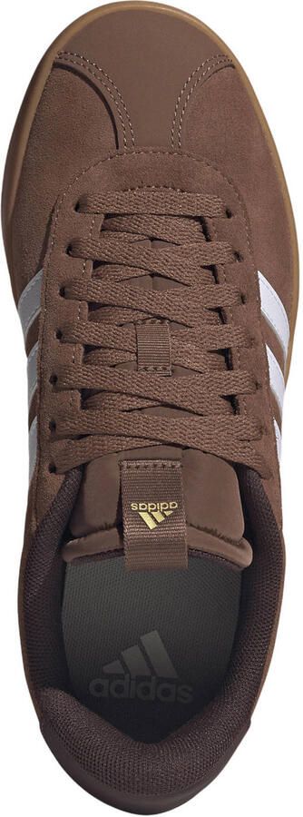 Adidas Sportswear VL Court leren sneakers bruin lila - Foto 3