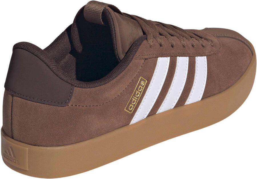 Adidas Sportswear VL Court leren sneakers bruin lila - Foto 2