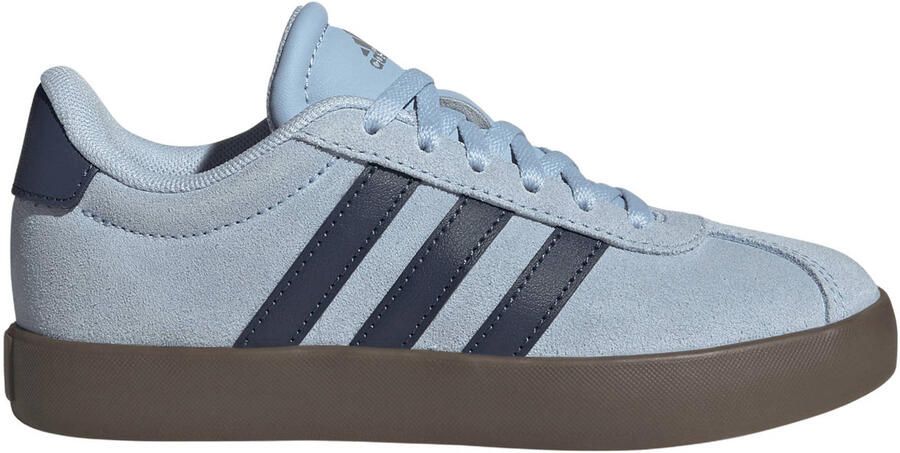 Adidas Sportswear VL Court leren sneakers lichtblauw donkerblauw