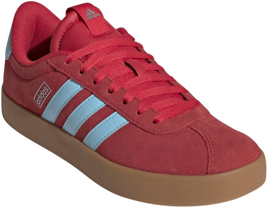 Adidas Sportswear VL Court 3.0 leren sneakers rood lichtblauw - Foto 2