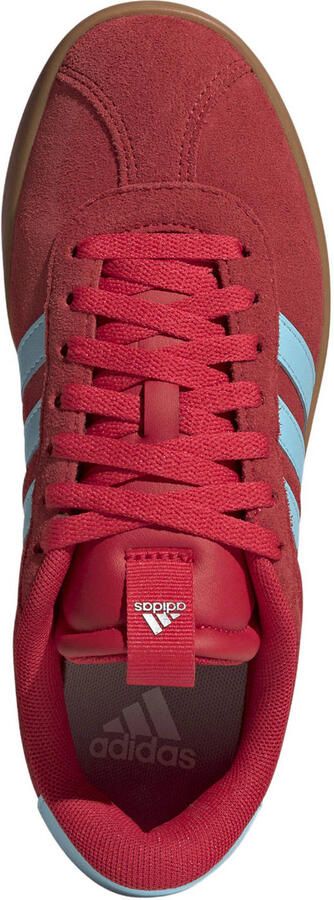 Adidas Sportswear VL Court 3.0 leren sneakers rood lichtblauw - Foto 3
