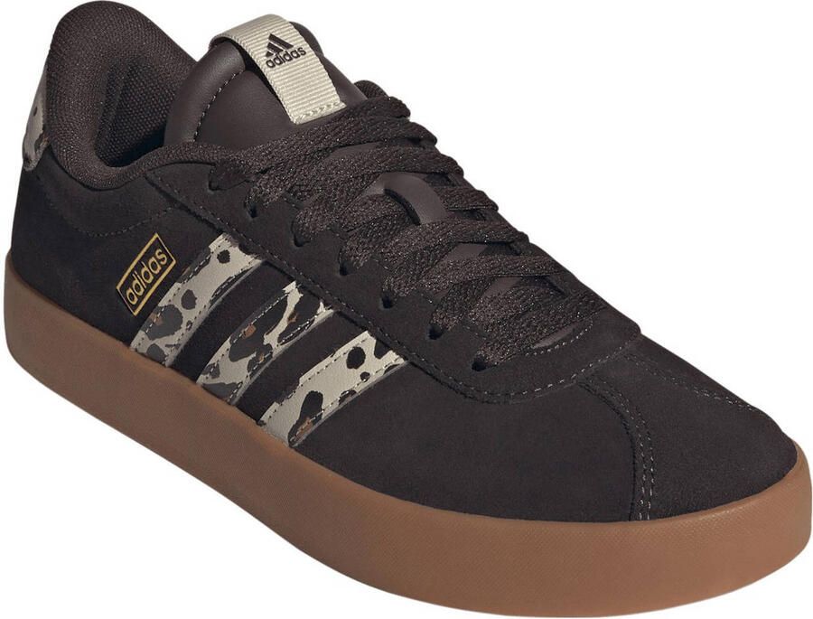 Adidas Sportswear VL Court sneakers donkerbruin dierenprint - Foto 3