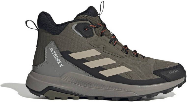 Adidas Terrex Anylander Mid RAIN.RDY wandelschoenen olijfgroen beige