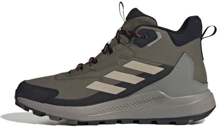 Adidas Terrex Anylander Mid RAIN.RDY wandelschoenen olijfgroen beige