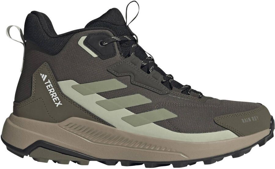 Adidas Terrex Anylander RAIN.RDY mid wandelschoenen olijfgroen lichtgroen