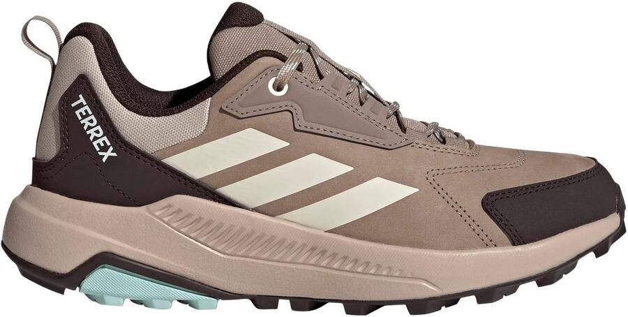 Adidas Terrex Anylander Leather Wandelschoenen Bruin Grijs 2 3 Vrouw