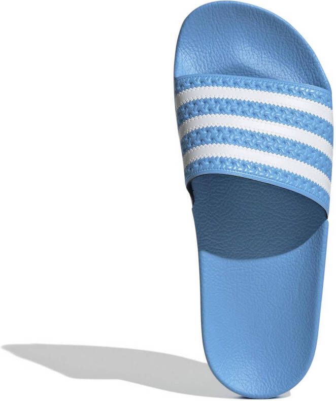 Adidas Originals Adilette badslippers lichtblauw wit