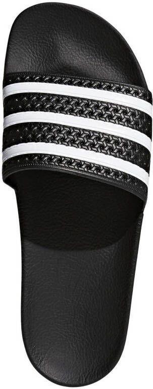 adidas Originals Adilette badslippers zwart wit