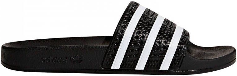 adidas Originals Adilette badslippers zwart wit