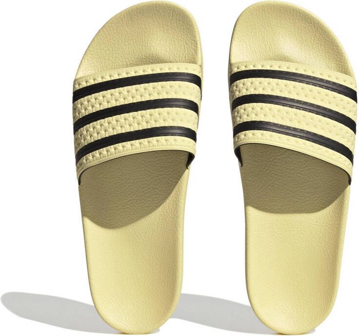 Adidas Originals Adilette Badslippers Sandalen Schoenen almost yellow core black almost yellow maat: 42 beschikbare maaten:42