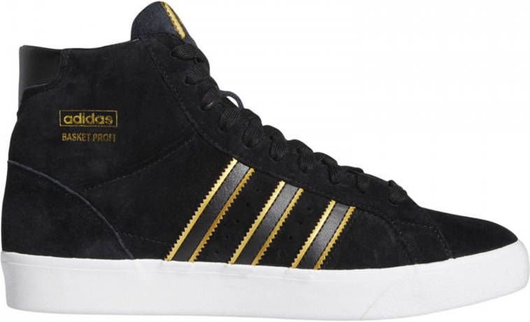 Adidas Originals Basket Profi High sneakers zwart wit goud