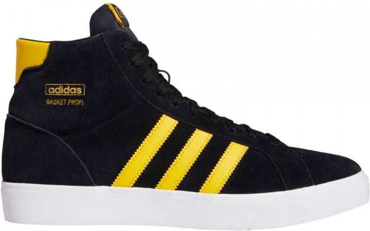Adidas Originals Basket Profi sneakers zwart geel - Schoenen.nl