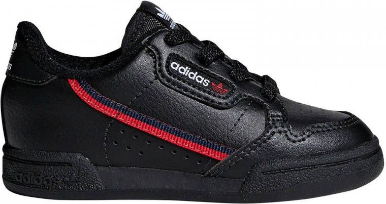 adidas Originals Continental 80 sneakers zwart rood