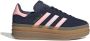 Adidas Originals Gazelle Bold sneakers donkerblauw roze - Thumbnail 1