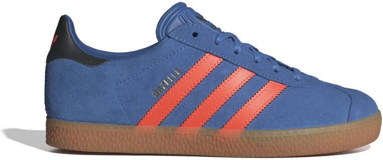 Adidas Gazelle Unisex Schoenen Blauw Maat: 38 2 3 Leer Foot Locker
