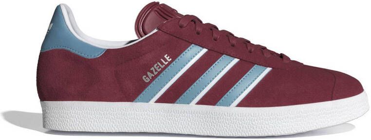 adidas Originals Gazelle sneakers donkerrood blauw wit