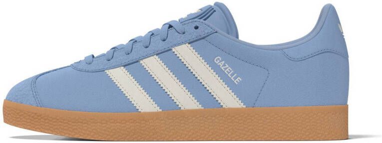 Adidas Originals Gazelle sneakers lichtblauw wit