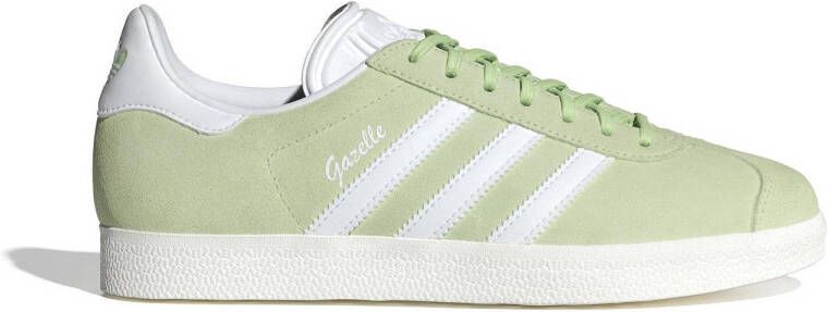 adidas Originals Gazelle sneakers lichtgroen wit