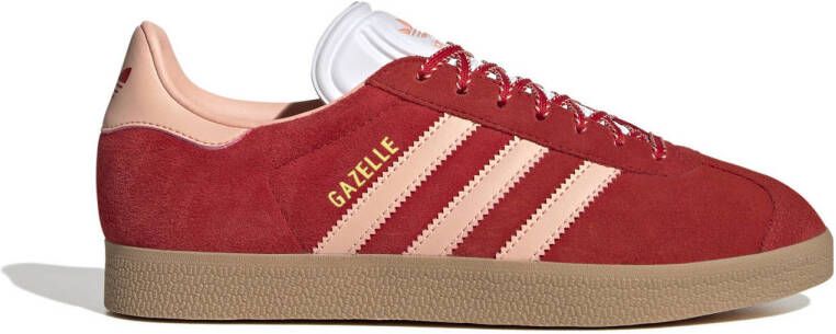 Adidas Originals Gazelle sneakers rood roze