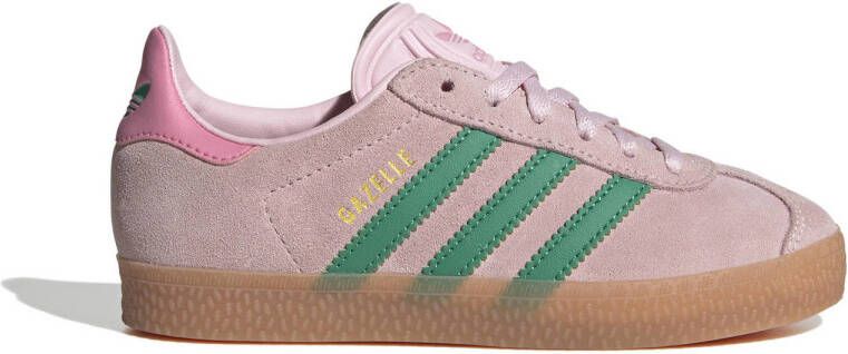 Adidas Originals Gazelle sneakers roze groen