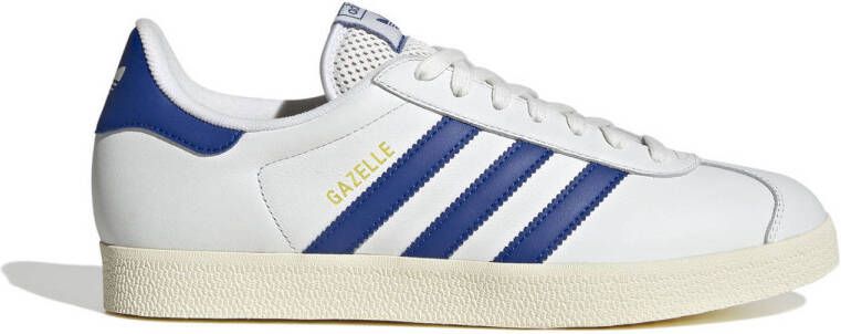 Adidas Gazelle Schoenen Wit Maat: 44 2 3 Leer Foot Locker