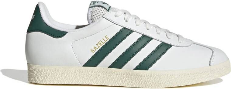 Adidas Gazelle Heren Schoenen Wit Maat: 40 2 3 Leer Foot Locker