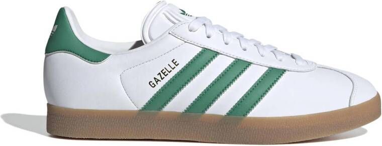 Adidas Originals Gazelle Dames Cloud White Bold Green Gold Metallic- Dames Cloud White Bold Green Gold Metallic