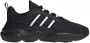 Adidas Haiwee Heren Sneakers Core Black Silver Metallic Grey Six - Thumbnail 1