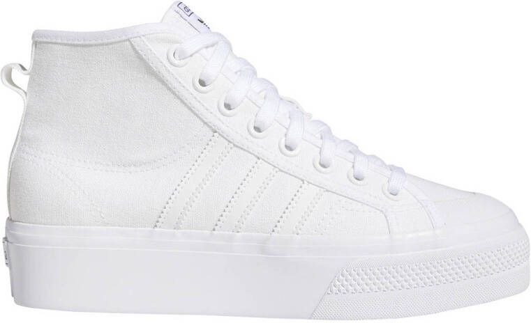 Adidas Originals Nizza Platform Mid Dames Cloud White Cloud White Cloud White Dames