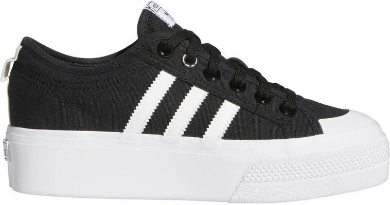 Adidas Originals Nizza Platform Dames Core Black Cloud White Cloud White Dames