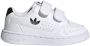 Adidas Originals Ny 90 Velcro Infant Ftwwht Cblack Ftwwht Sneakers toddler FY9848 - Thumbnail 2