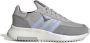 Adidas Originals Retropy F2 sneakers grijs lichtblauw - Thumbnail 1