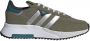 Adidas Originals Retropy F2 sneakers kaki zilver metallic olijfgroen - Thumbnail 2