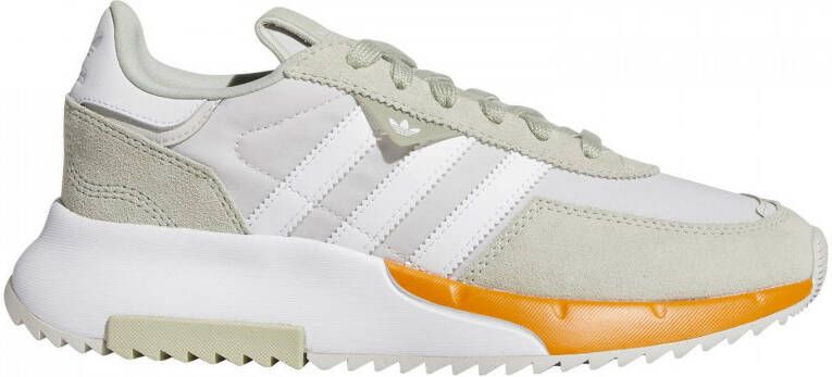 Adidas Originals Retropy F2 sneakers lichtgrijs wit oranje